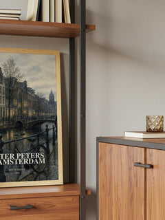 Sister Peters in Amsterdam book watercolour illustration paper finish options – matte satin gloss