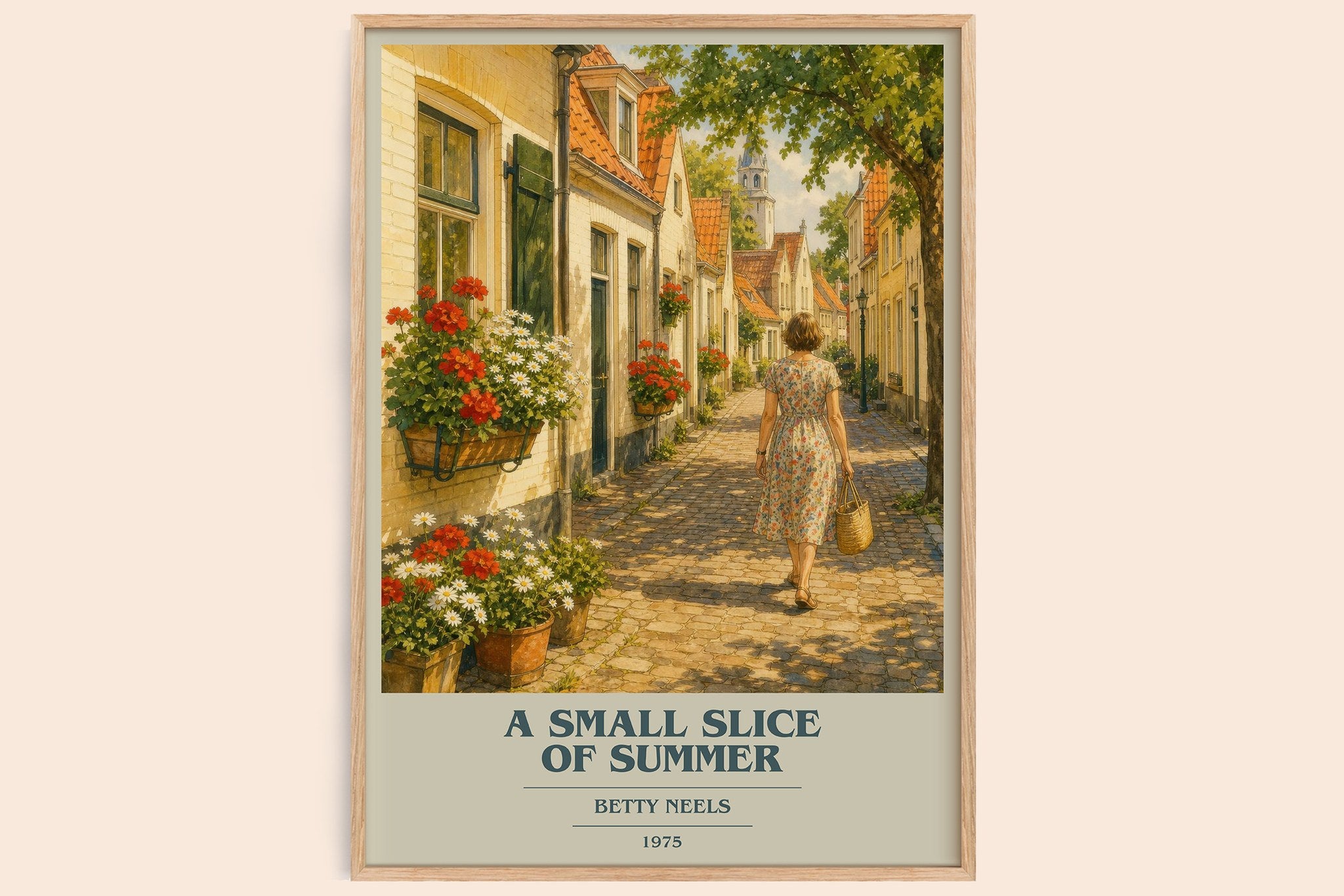 A Small Slice of Summer Book Cover Poster by Betty Neels