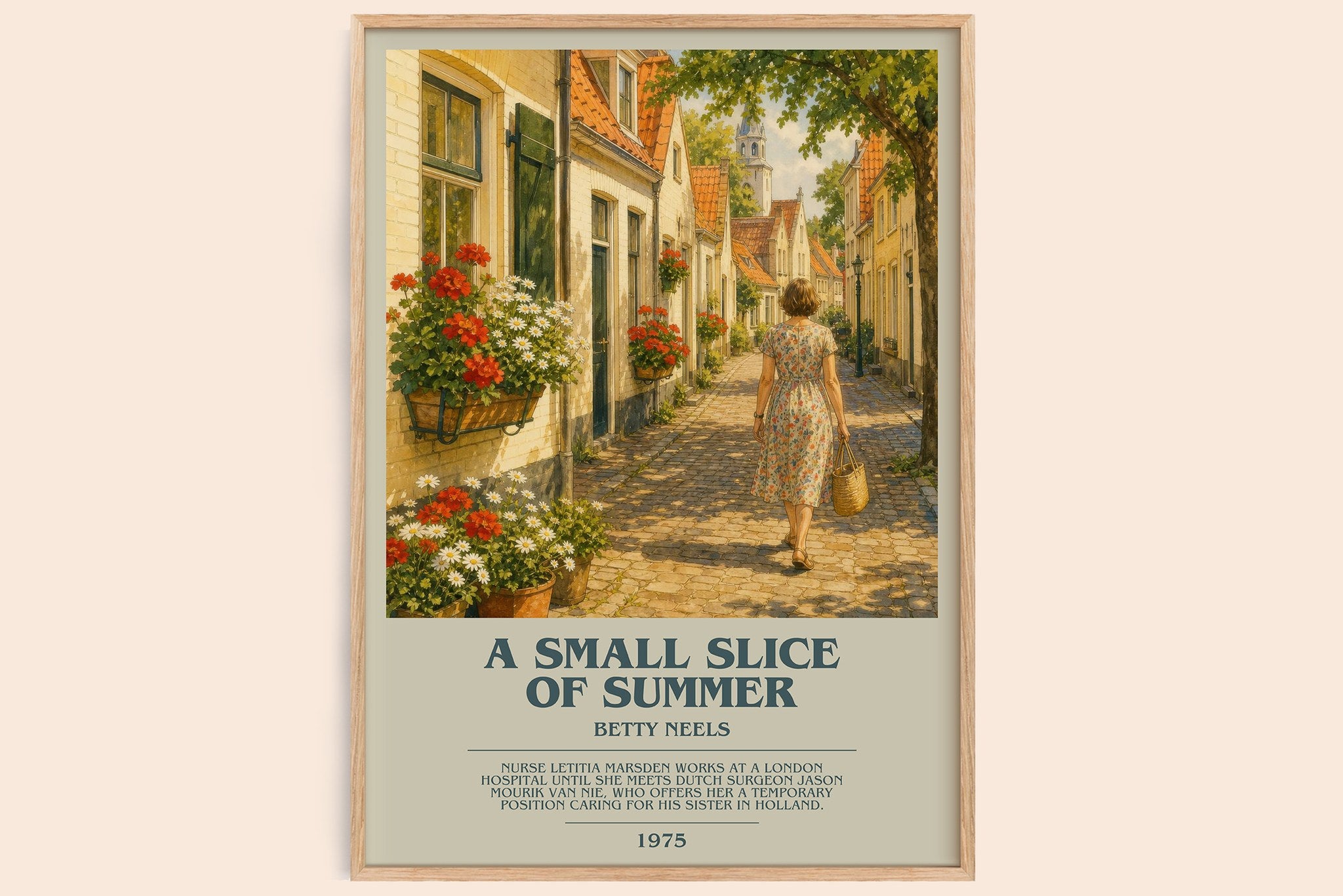 A Small Slice of Summer Bookish Wall Art by Betty Neels