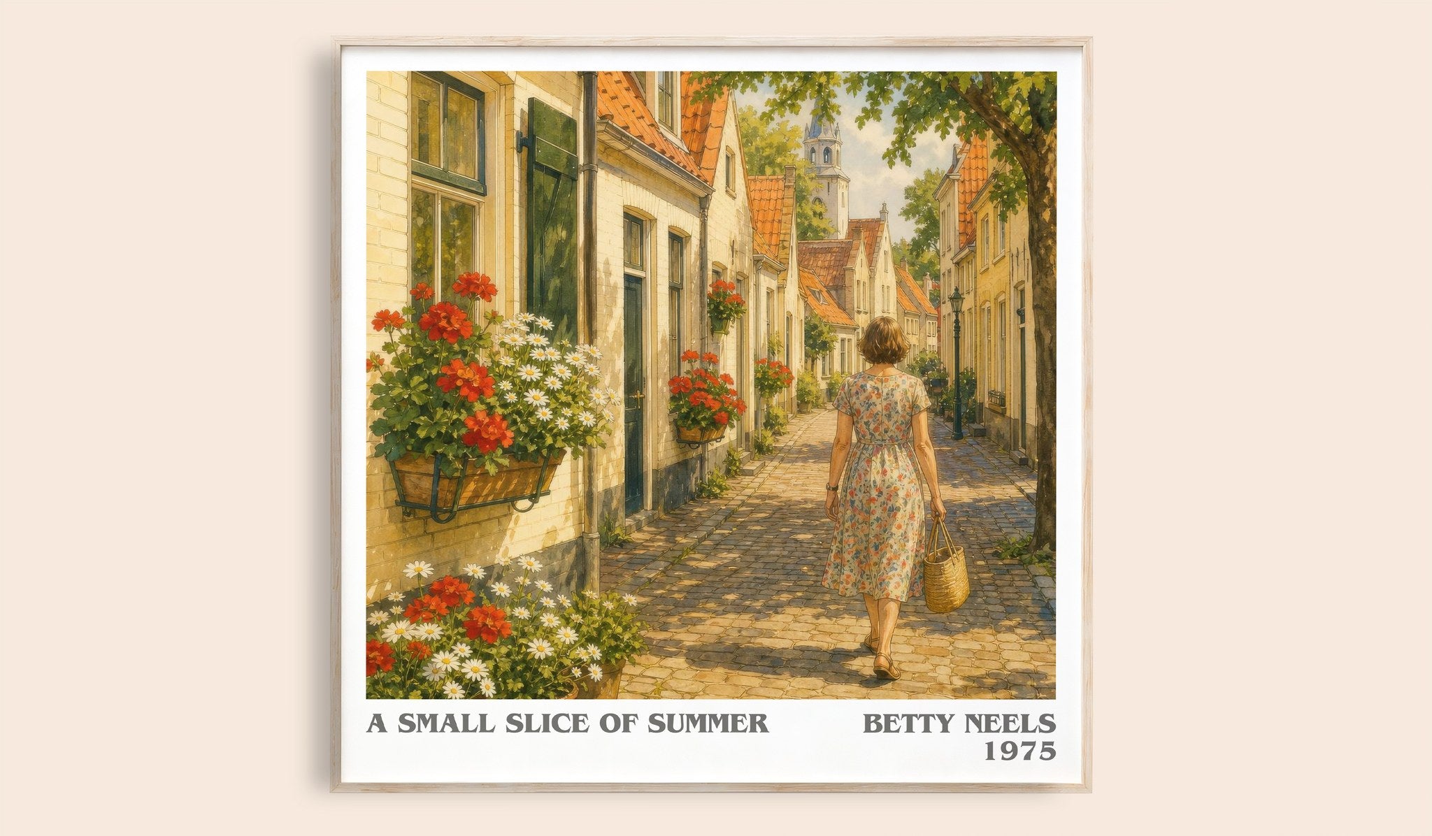 A Small Slice of Summer Literary Art Print by Betty Neels