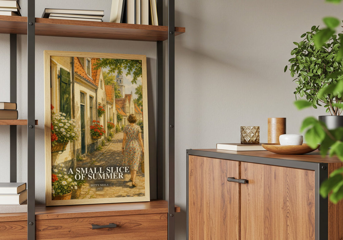 A Small Slice of Summer book watercolour illustration paper finish options – matte satin gloss