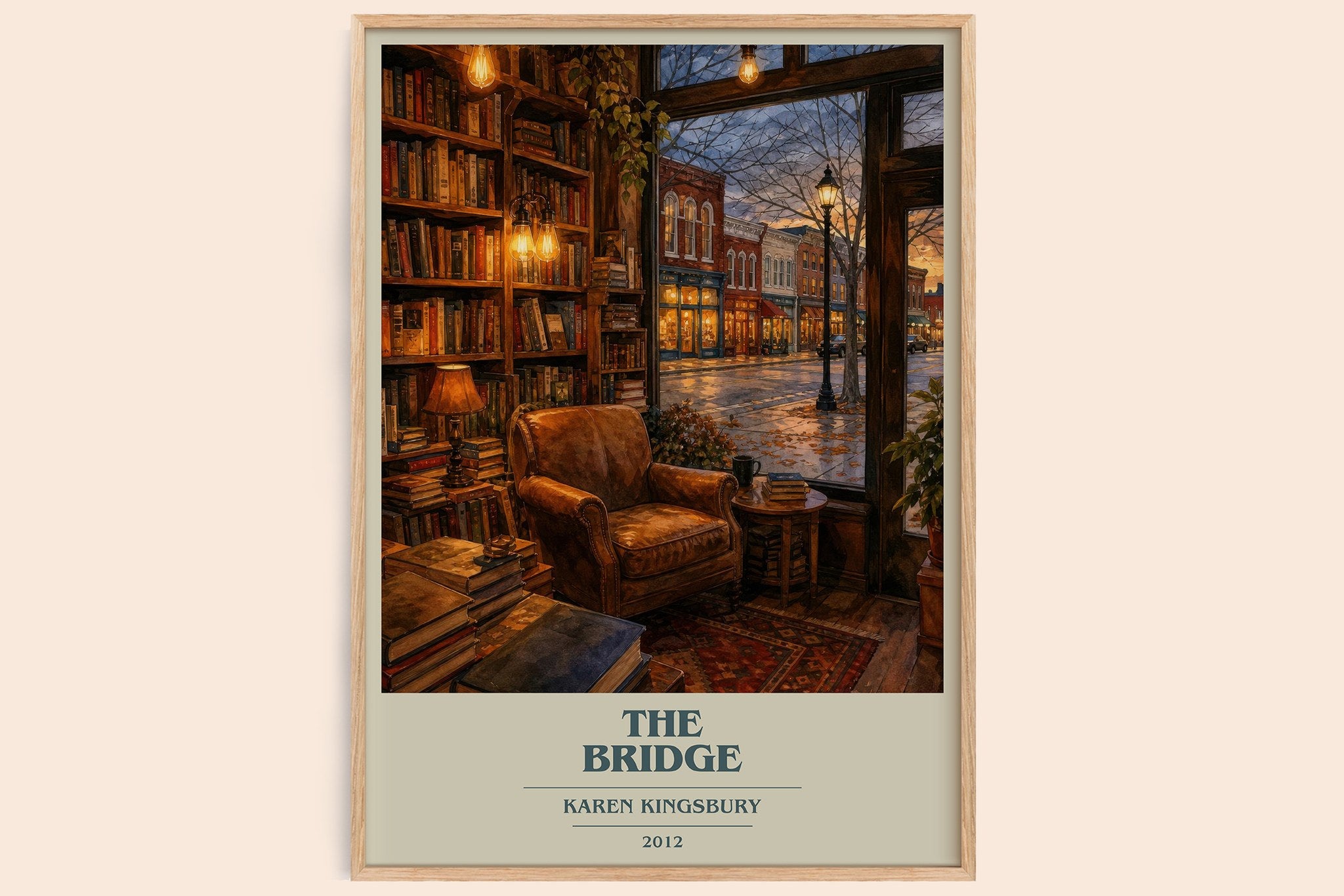 The Bridge Book Cover Poster by Karen Kingsbury