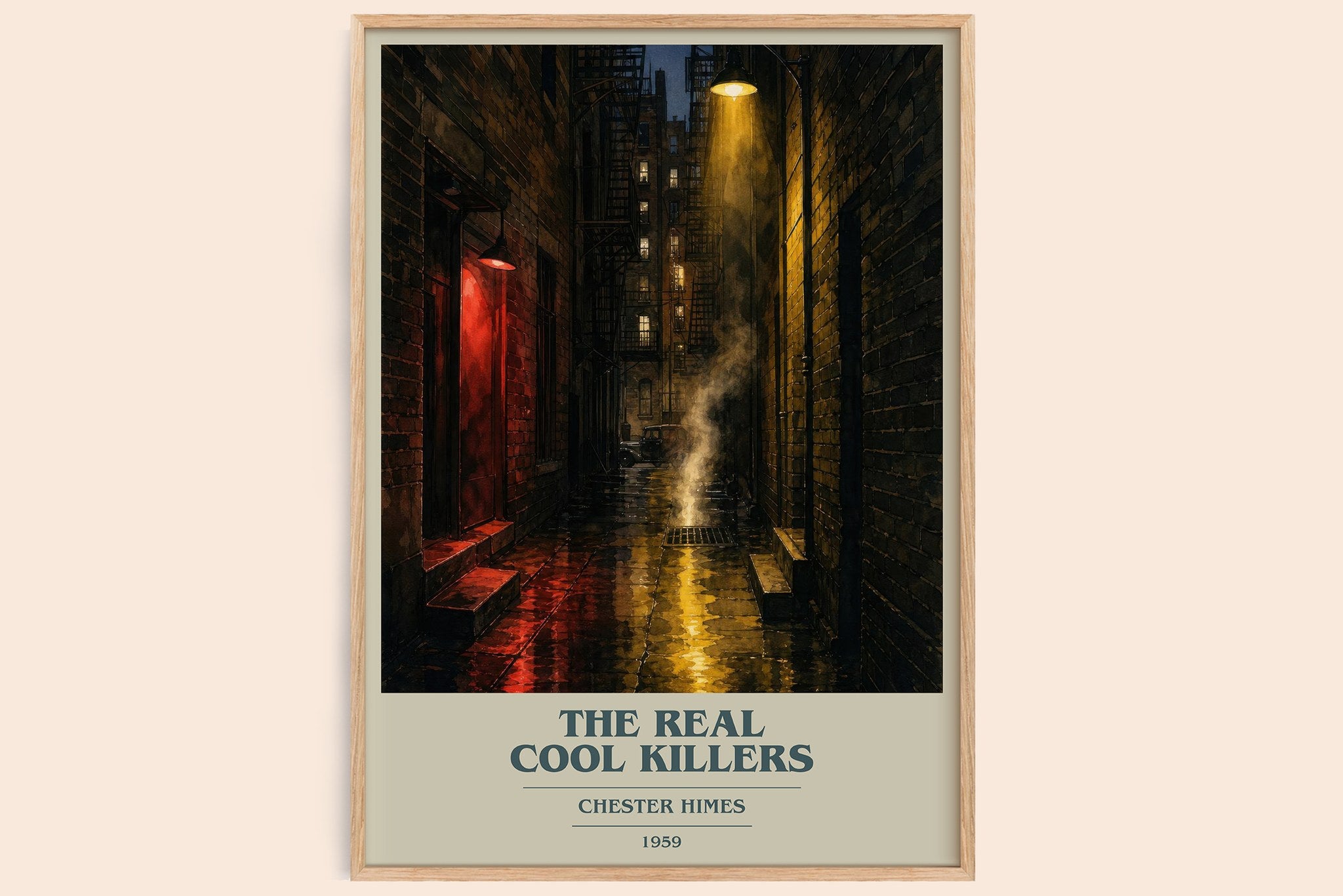 The Real Cool Killers Book Cover Poster by Chester Himes