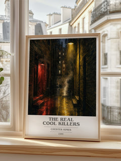 The Real Cool Killers book cover poster colour and style options – Chester Himes book art