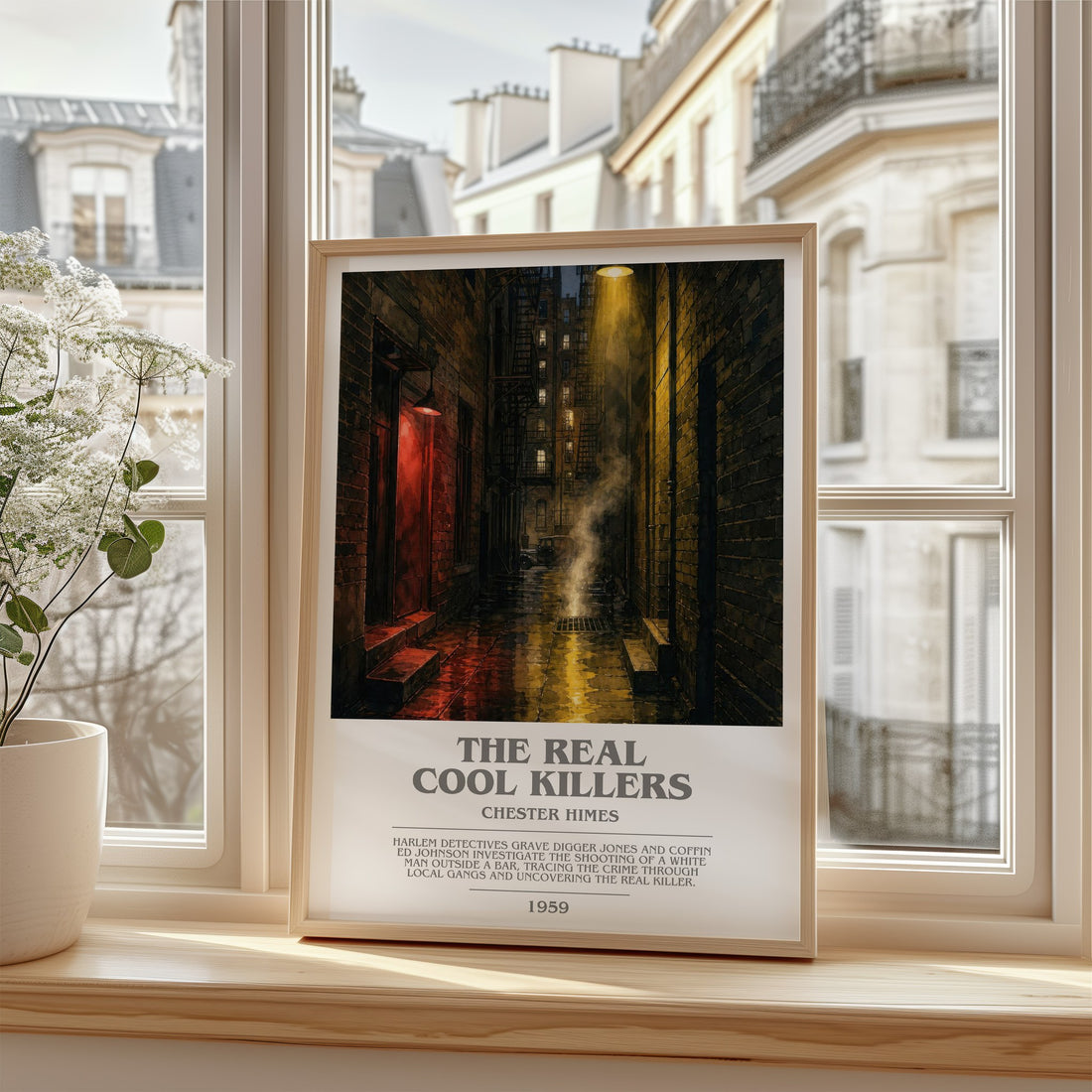 The Real Cool Killers bookish poster colour and style options – Chester Himes book art