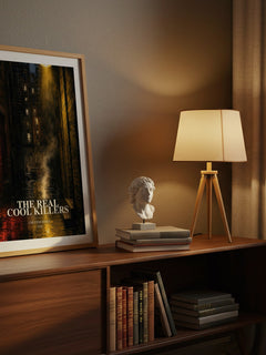 The Real Cool Killers watercolour print on bookshelf – Chester Himes fan gift