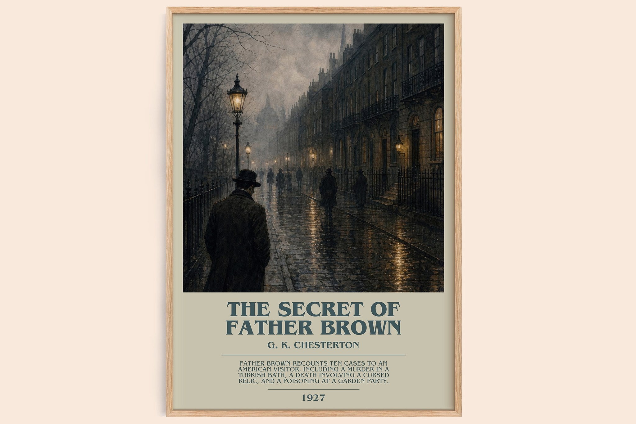 The Secret of Father Brown Bookish Wall Art by G. K. Chesterton