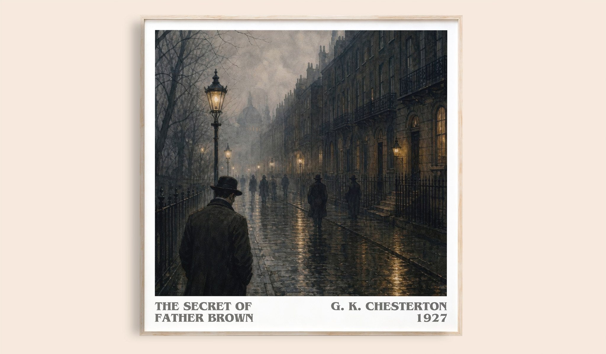 The Secret of Father Brown Literary Art Print by G. K. Chesterton