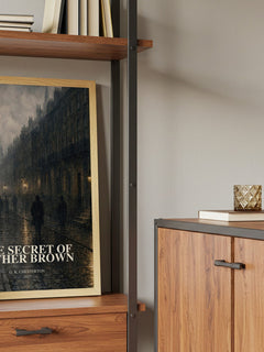 The Secret of Father Brown book watercolour illustration paper finish options – matte satin gloss