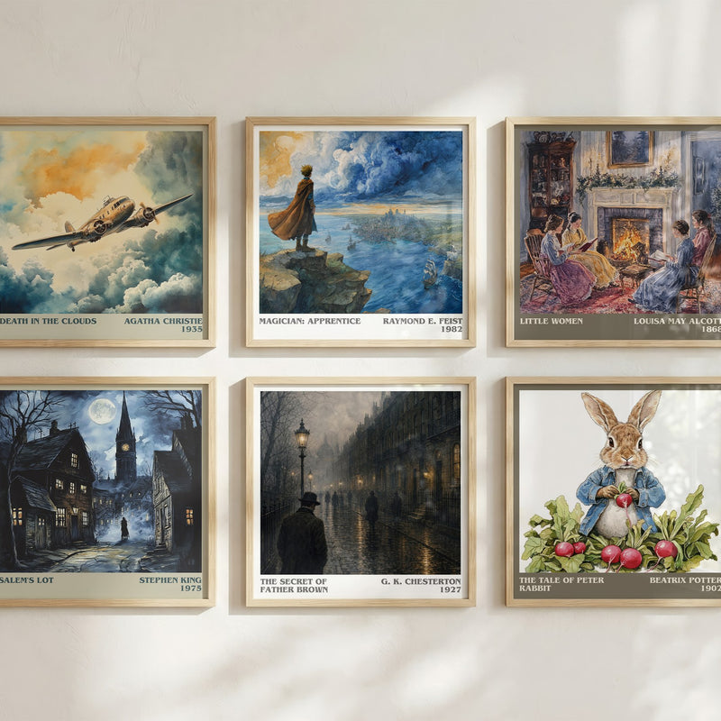 The Secret of Father Brown literary art print colour and style options – G. K. Chesterton book art