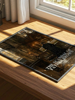 The Scandal of Father Brown watercolour book poster framed on wall – mystery wall art