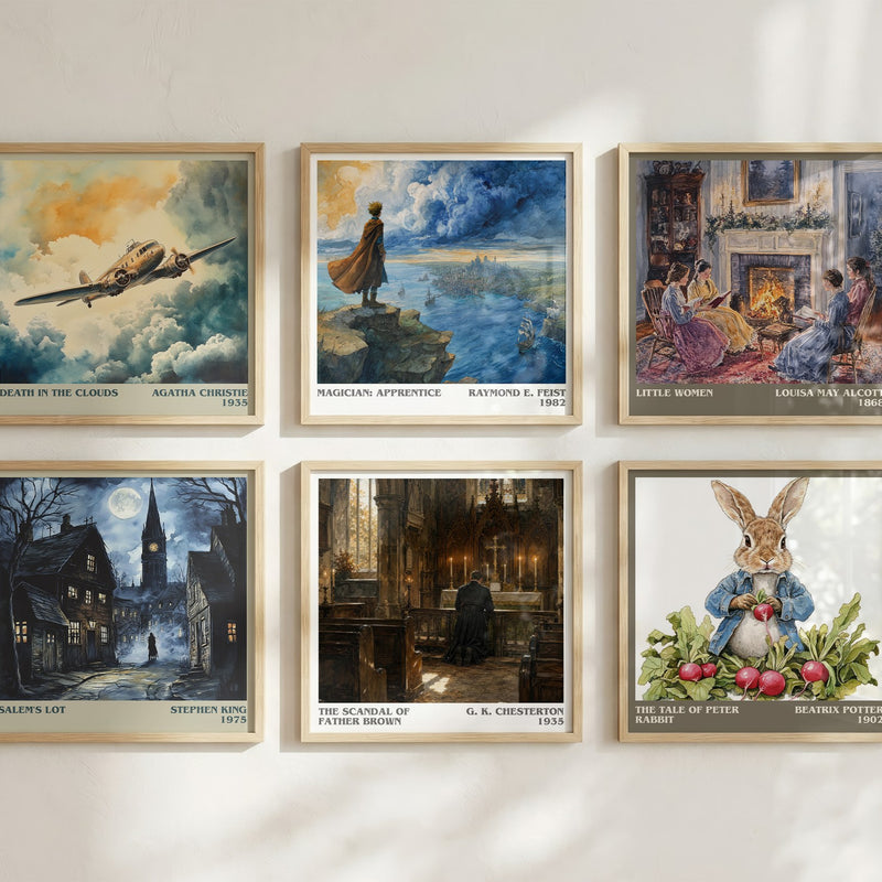 The Scandal of Father Brown literary art print colour and style options – G. K. Chesterton book art