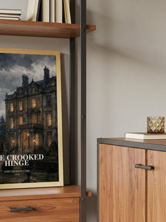 The Crooked Hinge book watercolour illustration paper finish options – matte satin gloss