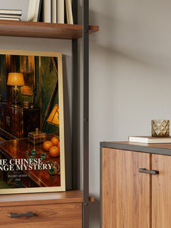 The Chinese Orange Mystery book watercolour illustration paper finish options – matte satin gloss