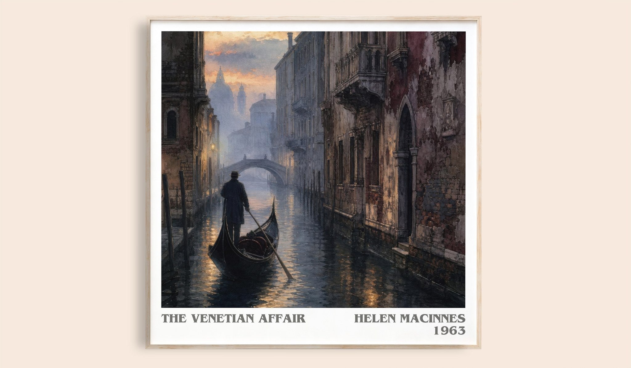 The Venetian Affair Literary Art Print by Helen MacInnes