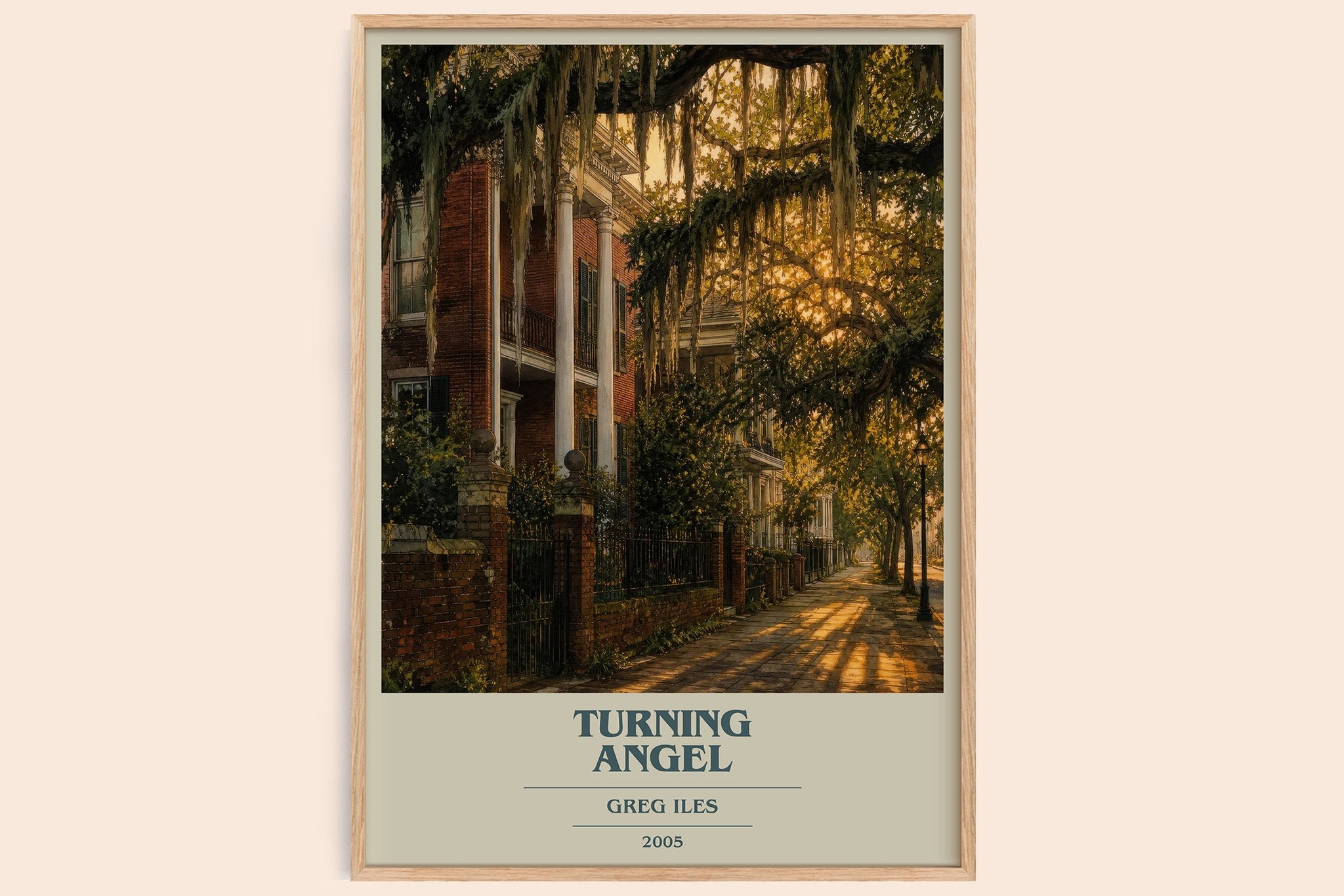 Turning Angel Book Cover Poster by Greg Iles