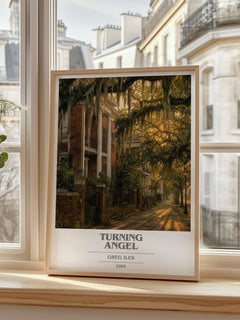 Turning Angel book cover poster colour and style options – Greg Iles book art
