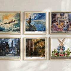 Turning Angel literary art print colour and style options – Greg Iles book art