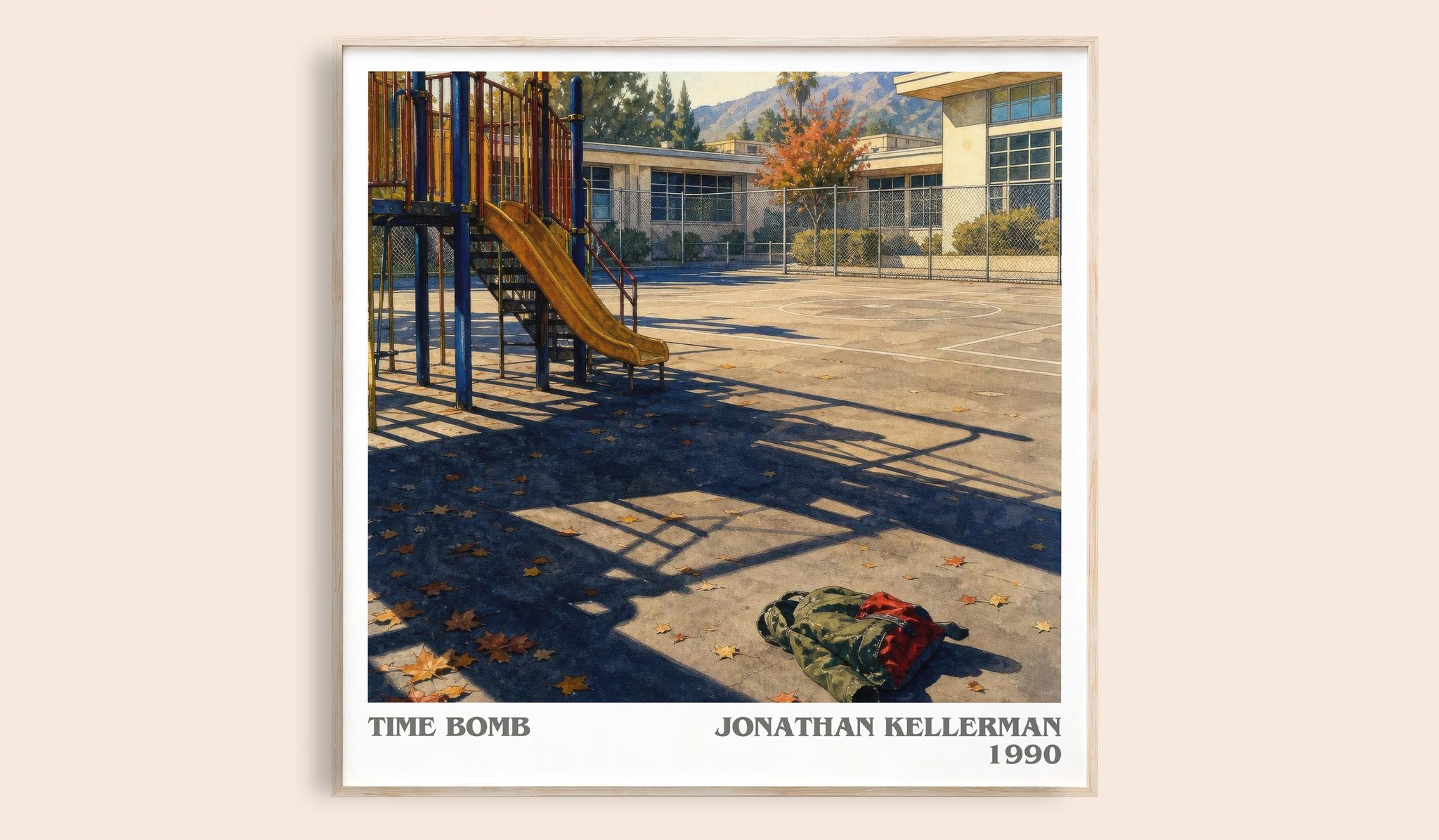 Time Bomb Literary Art Print by Jonathan Kellerman