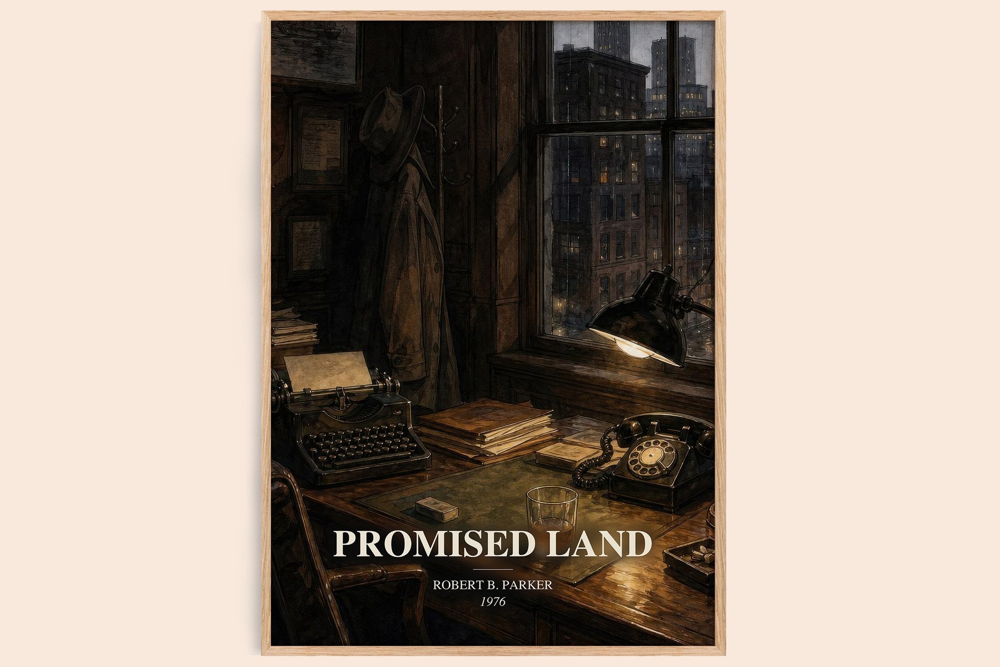 Promised Land Book Watercolour Illustration by Robert B. Parker