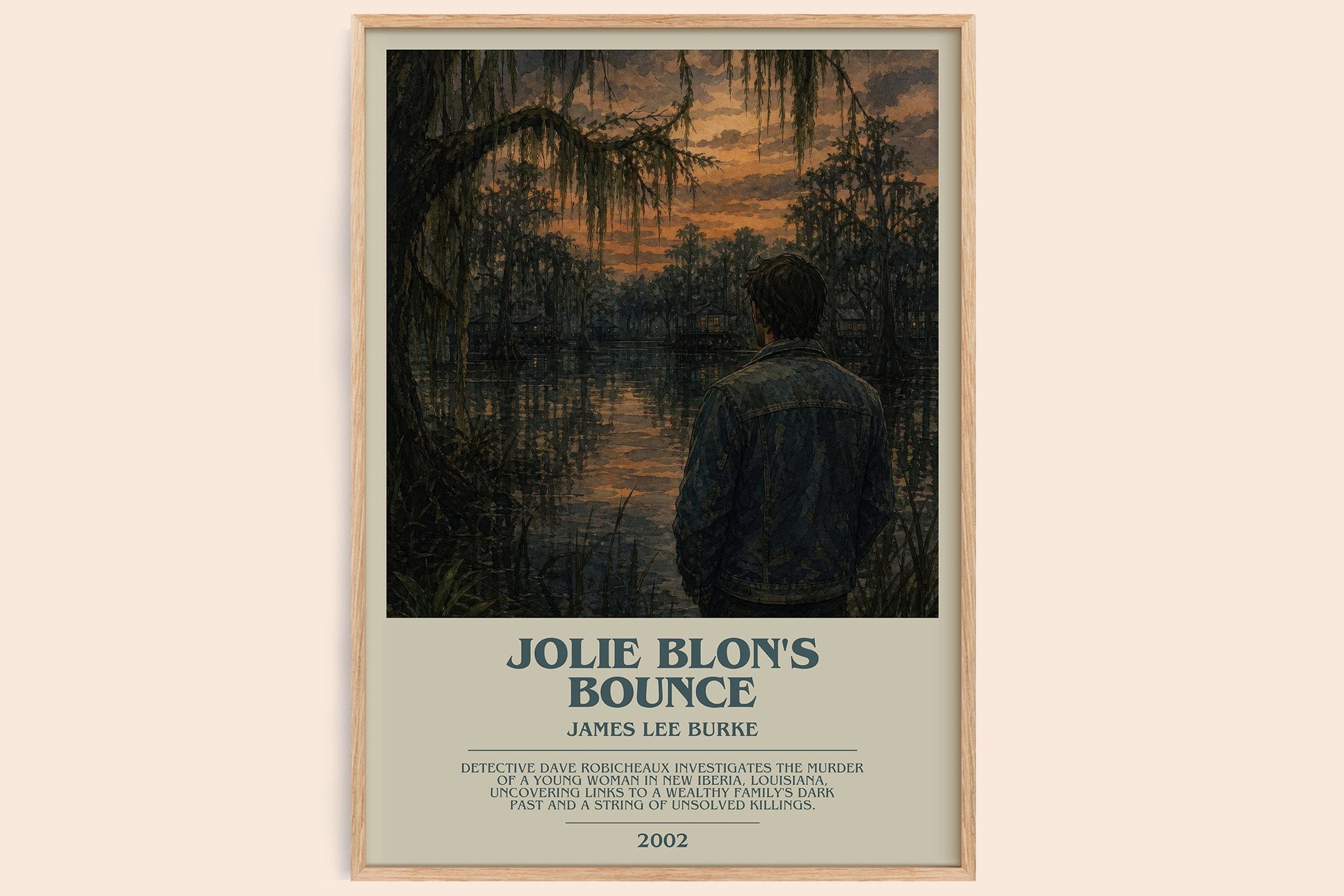 Jolie Blon's Bounce Bookish Wall Art by James Lee Burke
