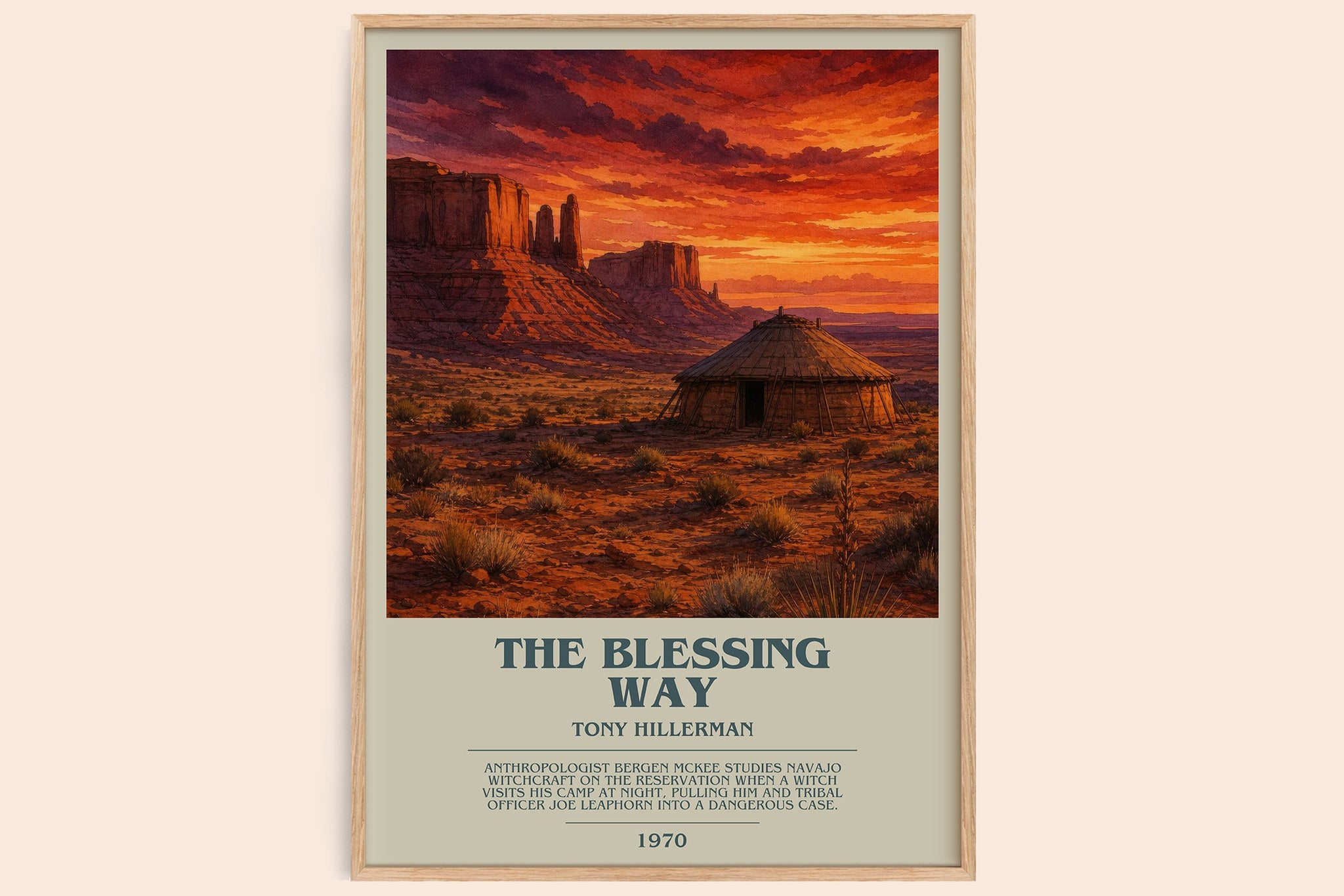 The Blessing Way Bookish Wall Art by Tony Hillerman