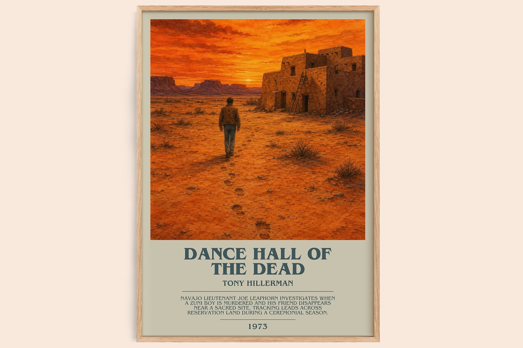Dance Hall of the Dead Bookish Wall Art by Tony Hillerman