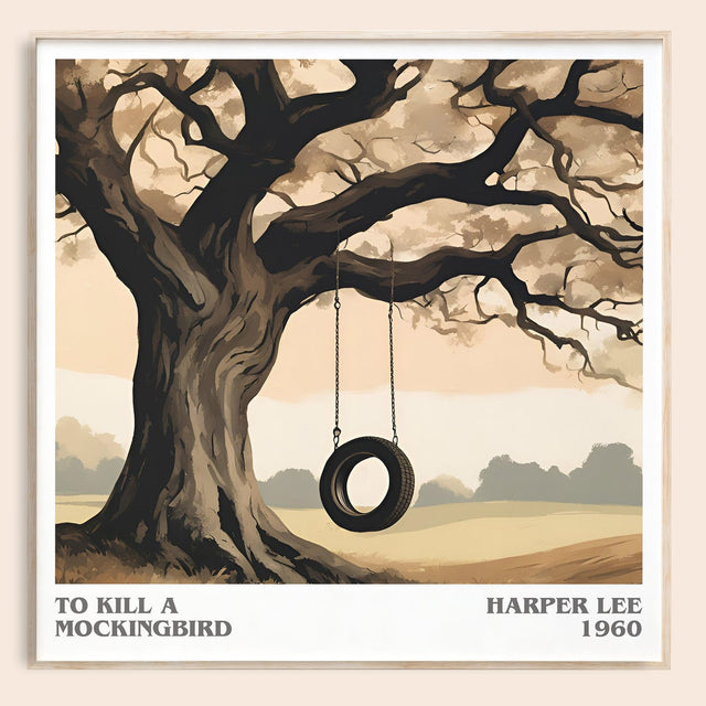 To Kill A Mockingbird Literary Art Print by Harper Lee