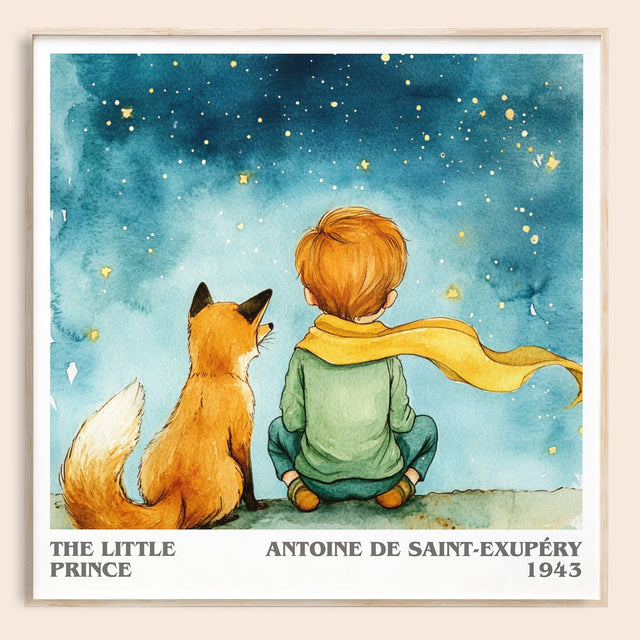 The Little Prince Literary Art Print by Antoine de Saint-Exupéry