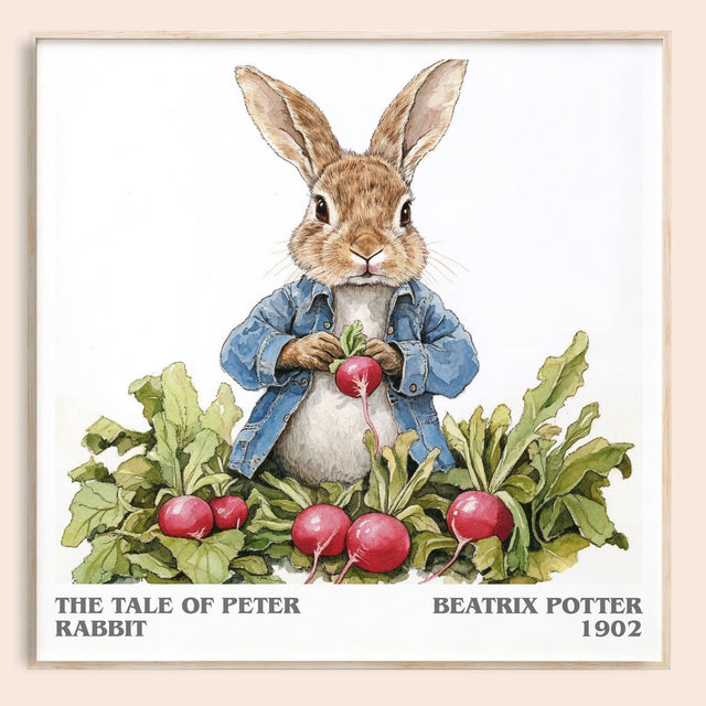 The Tale of Peter Rabbit Literary Art Print by Beatrix Potter