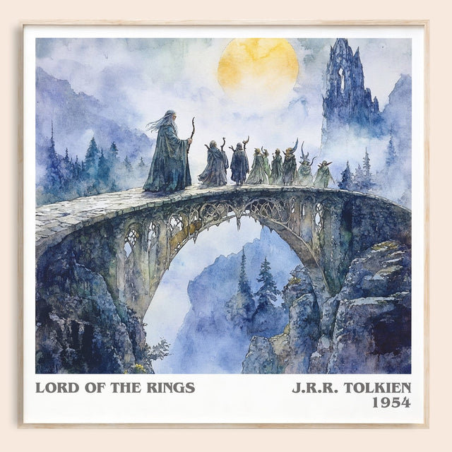 Lord Of The Rings Literary Art Print by J.R.R. Tolkien