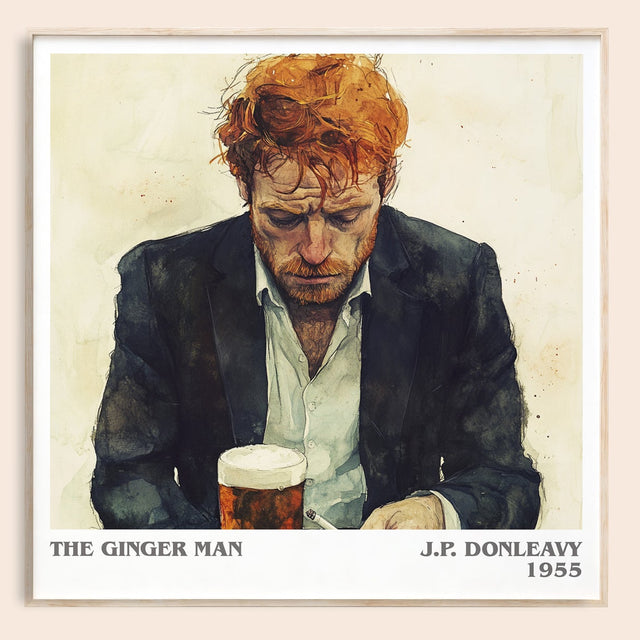 The Ginger Man Literary Art Print by J.P. Donleavy