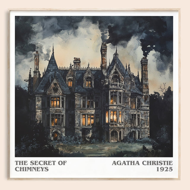 The Secret of Chimneys Literary Art Print by Agatha Christie