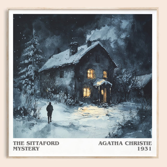 The Sittaford Mystery Literary Art Print by Agatha Christie