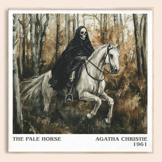 The Pale Horse Literary Art Print by Agatha Christie