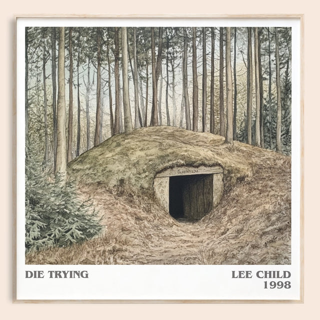 Die Trying Literary Art Print by Lee Child