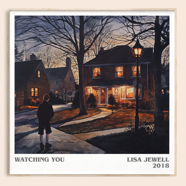 Watching You Literary Art Print by Lisa Jewell