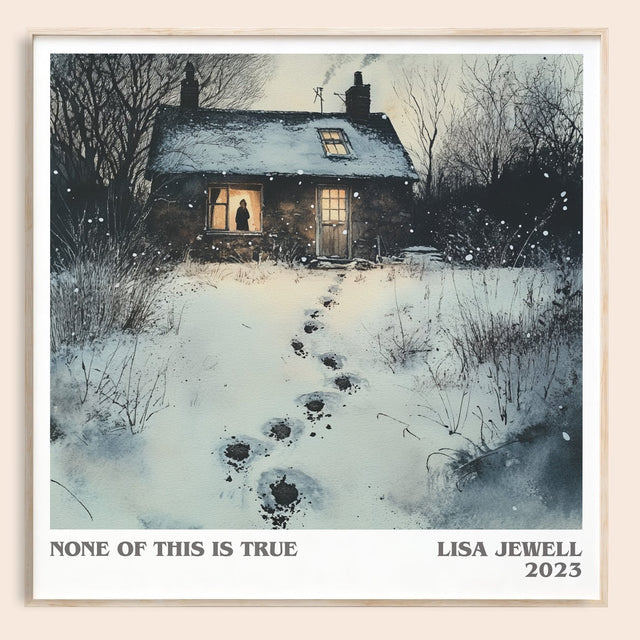 None of this is True Literary Art Print by Lisa Jewell