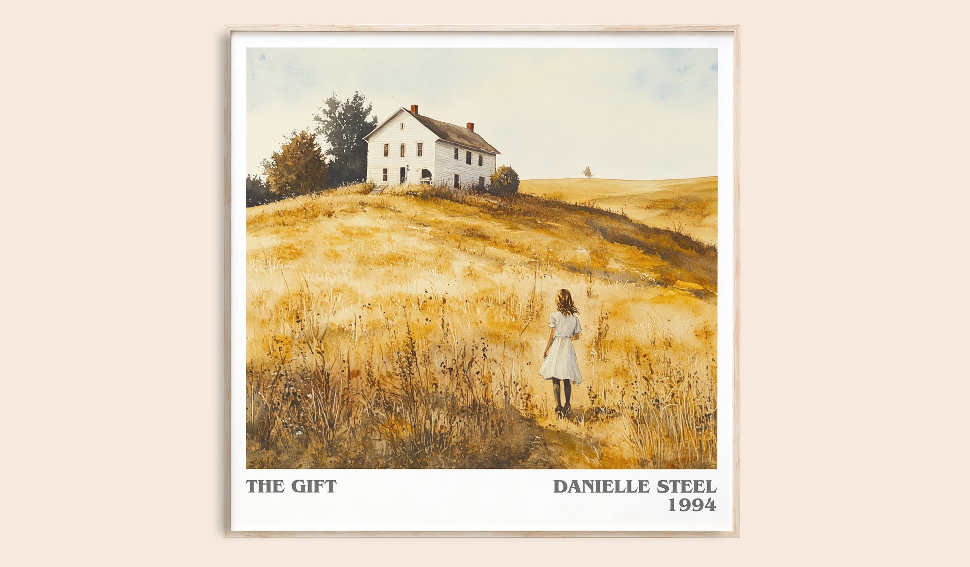 The Gift by Danielle Steel | Square Bookish Poster | Inspired Fan Art Print | Free Delivery