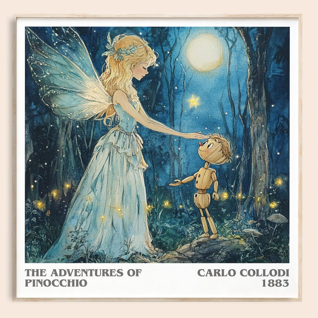 Adventures of Pinocchio Literary Art Print by Carlo Collodi