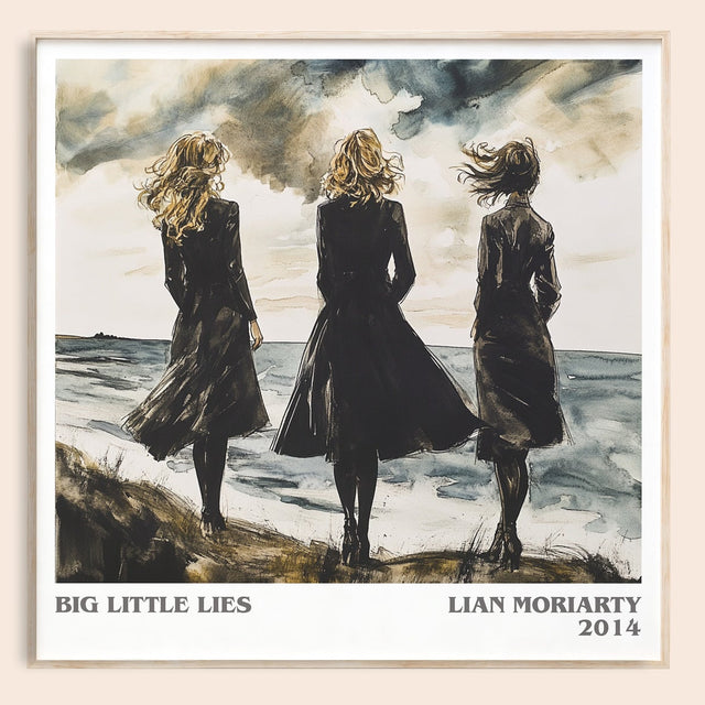 Big Little Lies Literary Art Print by Lian Moriarty