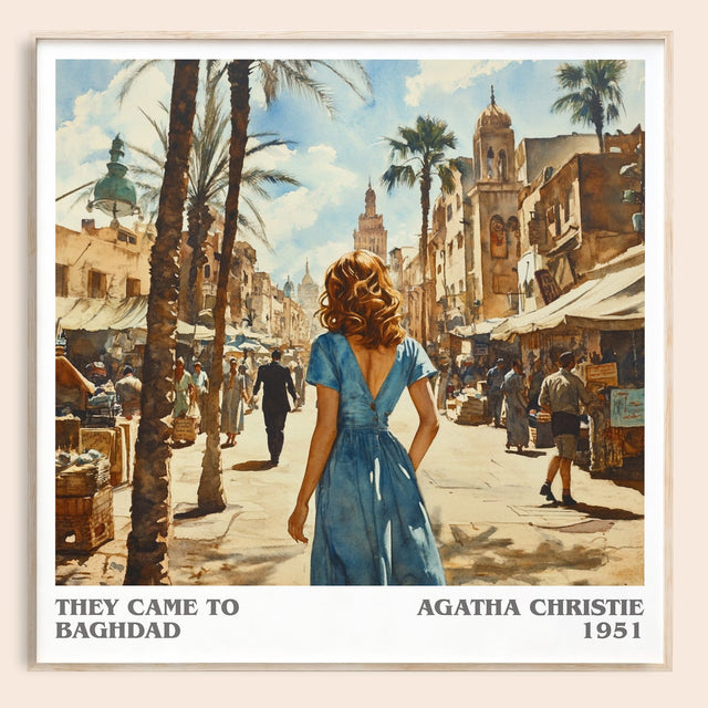 They Came to Baghdad Literary Art Print by Agatha Christie