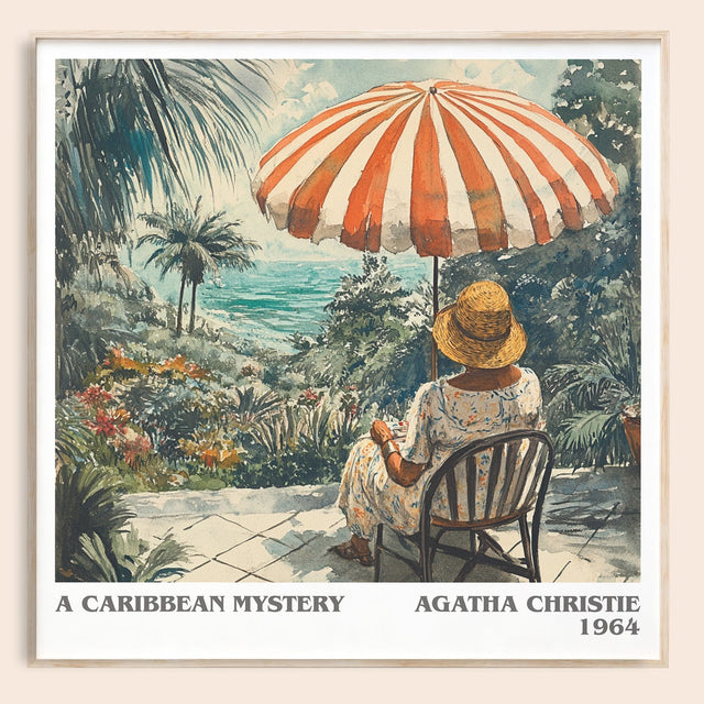 A Caribbean Mystery Literary Art Print by Agatha Christie