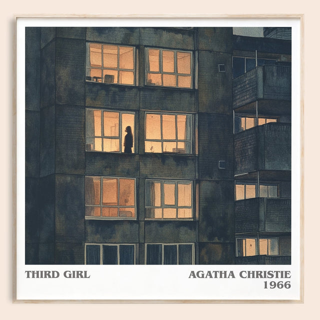 Third Girl Literary Art Print by Agatha Christie