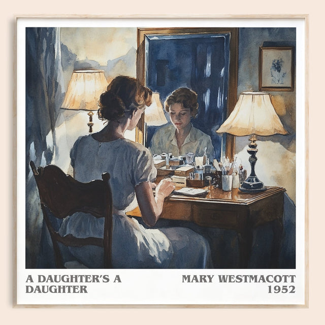 A Daughter's a Daughter Literary Art Print by Mary Westmacott