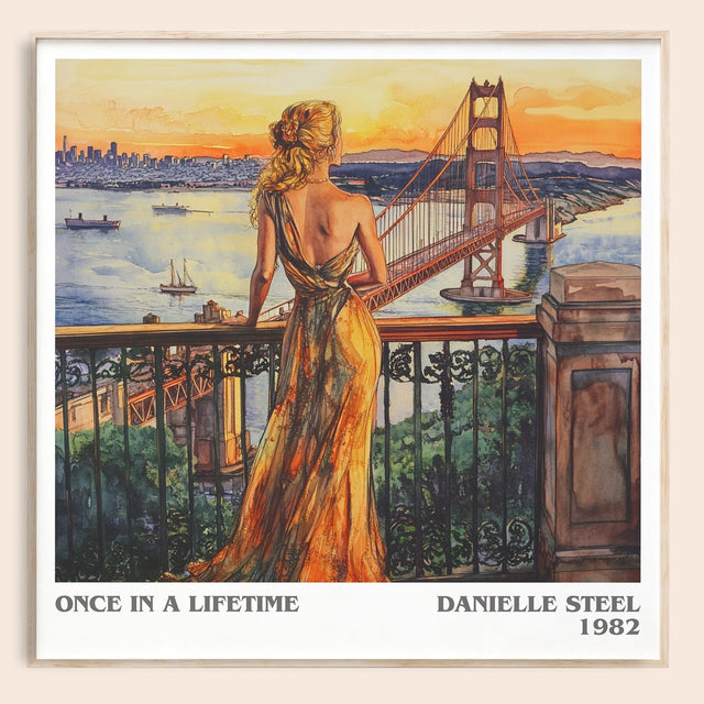 Once in a Lifetime Literary Art Print by Danielle Steel