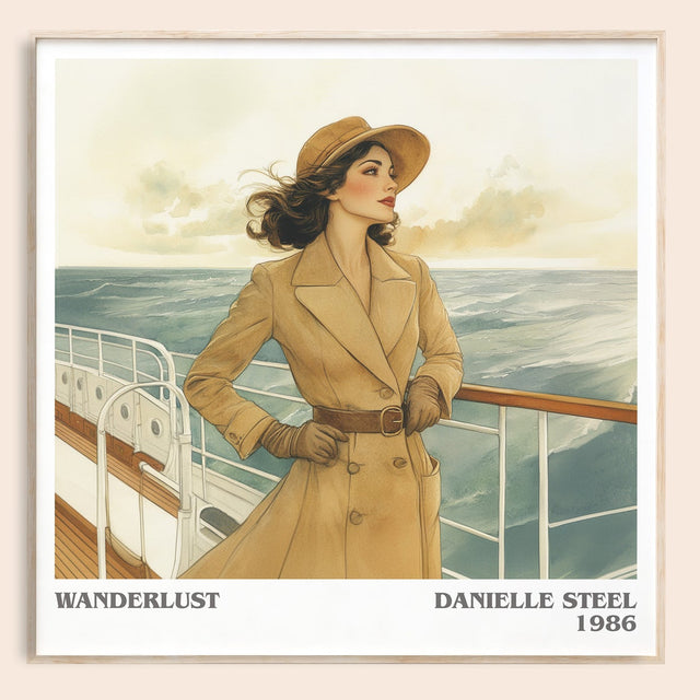 Wanderlust Literary Art Print by Danielle Steel