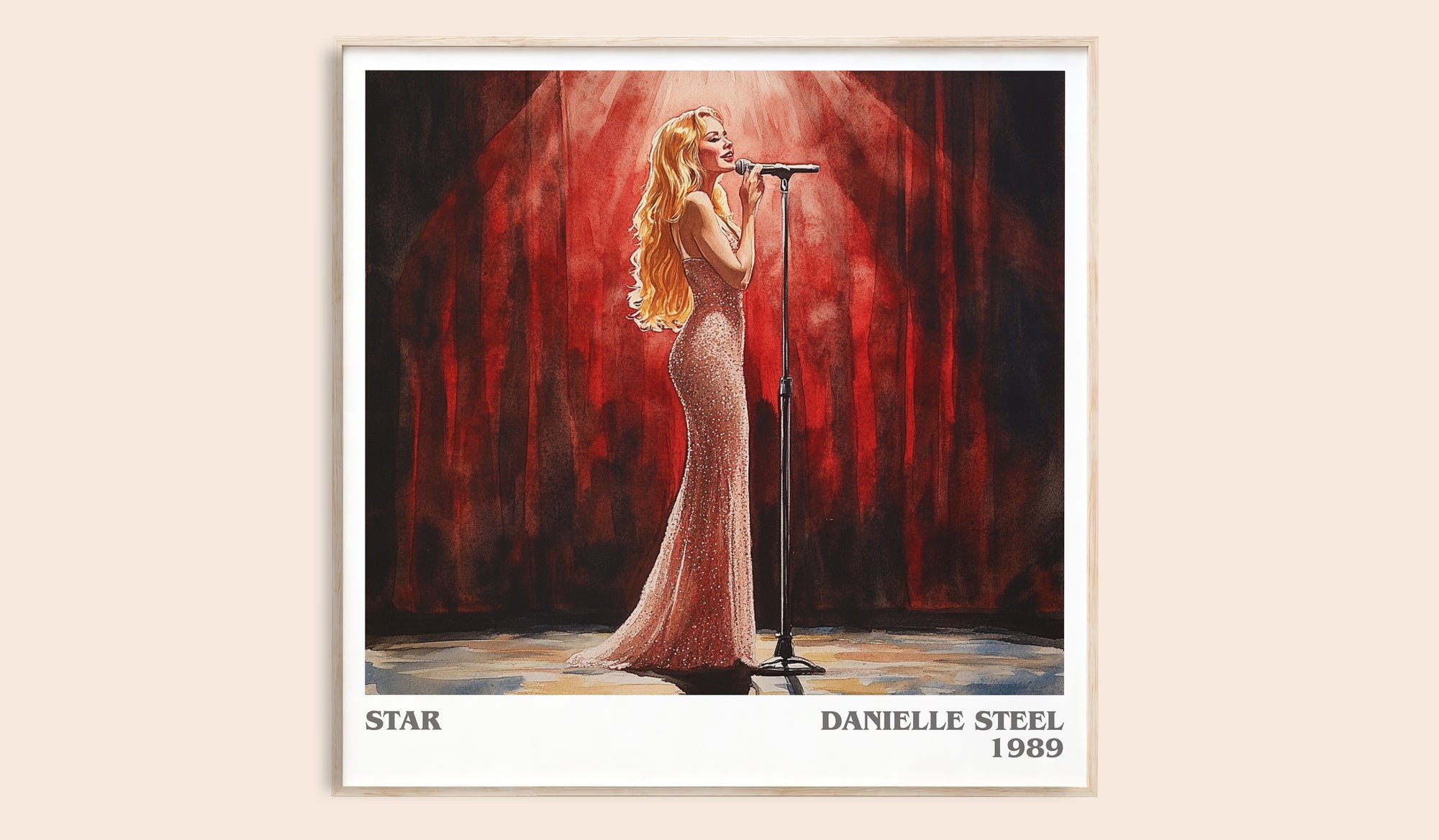 Star by Danielle Steel | Square Bookish Poster | Inspired Fan Art Print | Free Delivery