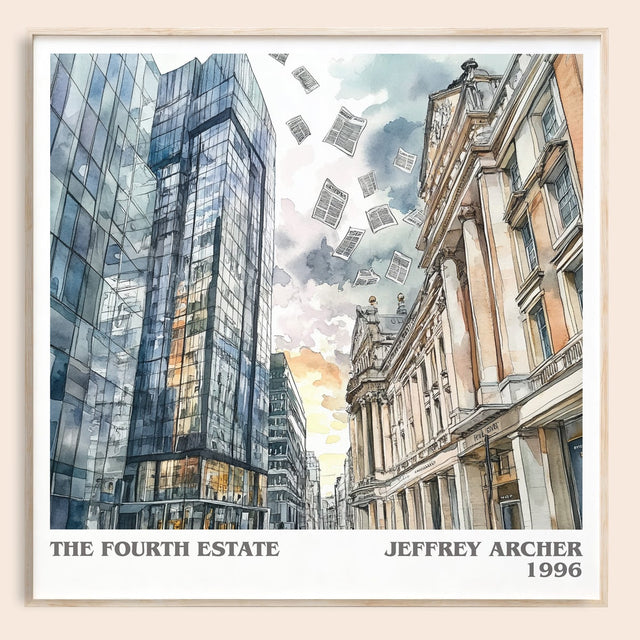 The Fourth Estate Literary Art Print by Jeffrey Archer