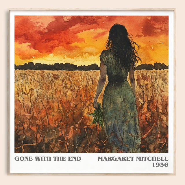 Gone with the Wind Literary Art Print by Margaret Mitchell
